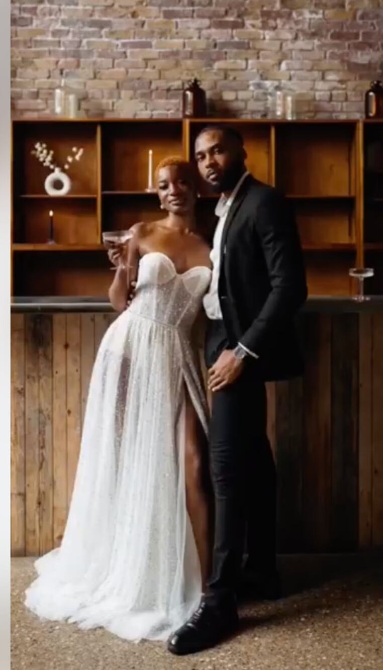 Inbal Dror La Premiere Couture Bridal Dress “Maggie” High Slit Bridal Gown Sz 12